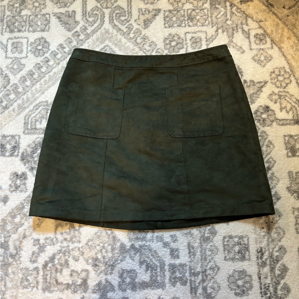 Old Navy Dark Green Mini Skirt